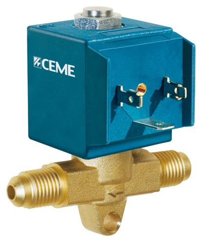 max 1" Solenoid valve CEME 8416 12V 24V 110V 230V 50/60Hz 4 bar NC 